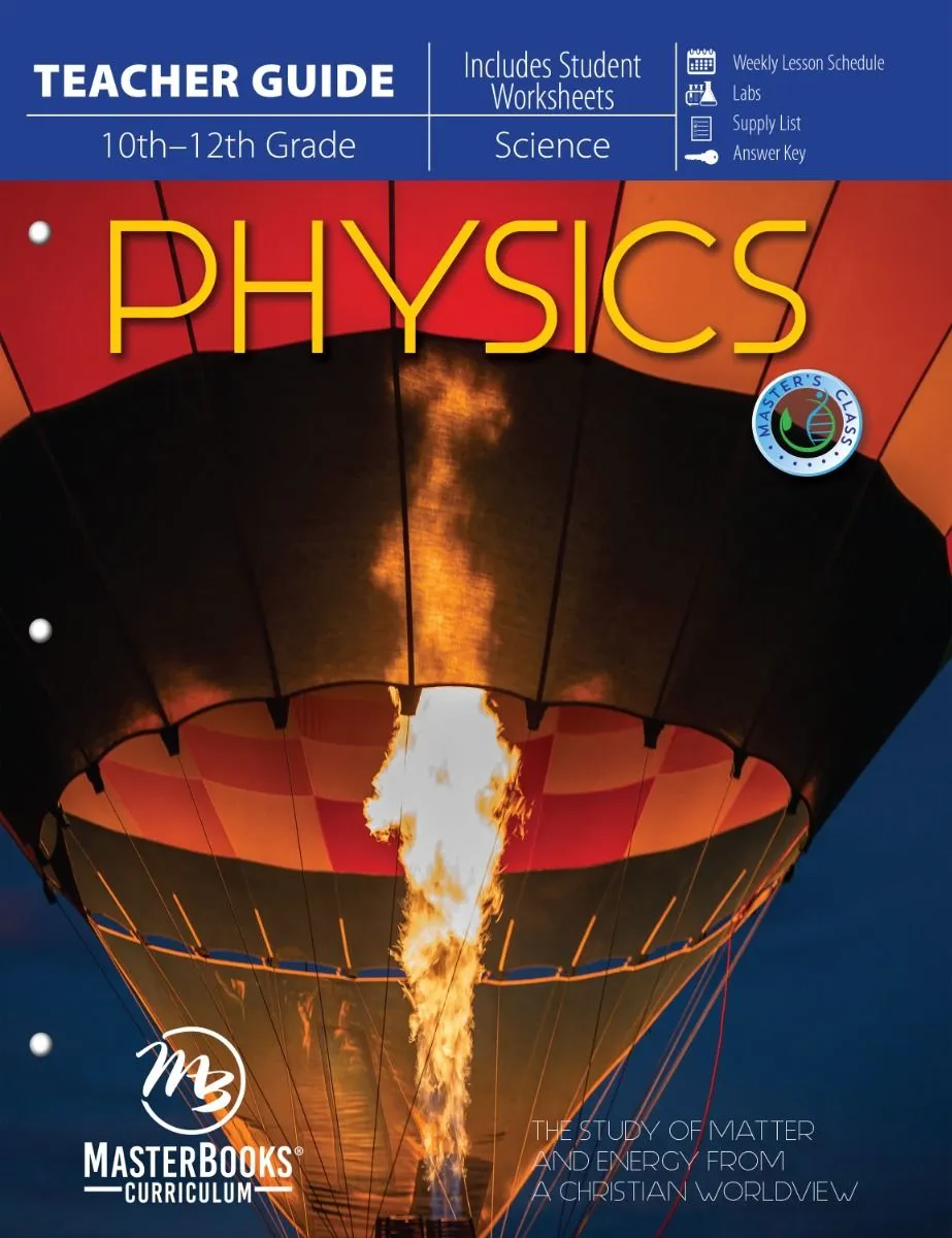 Master Books Physics Teacher Guide