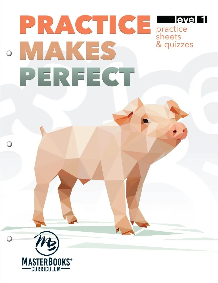 Master Books Practice Makes Perfect Level 1