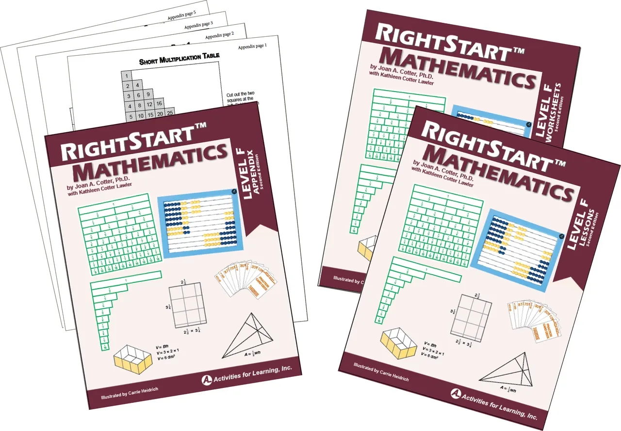 RightStart Level F Book Bundle
