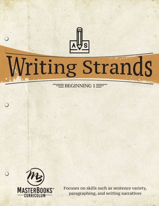 Master Books Writing Strands Beginning 1