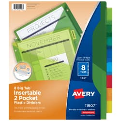 POCKET DOUBLE 8TAB PLASTIC SET