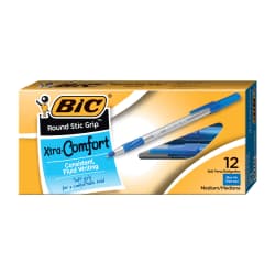 PEN GRIP/ROUND STIC DOZ BLUE