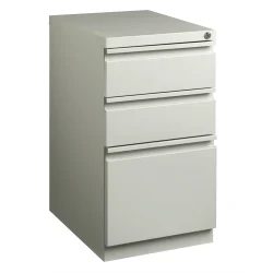 WorkPro Mobile 3-Drawer Cabinet, Light Gray