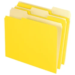 Folders File Ltr-Size Yellow