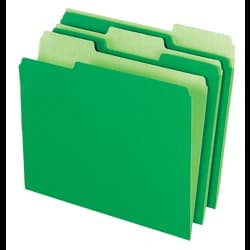 Folders File Ltr-Size Green