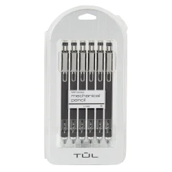 PENCIL MECH TUL 0.7 6PK BLK