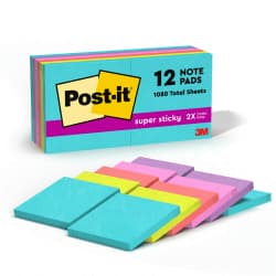 POST-IT MIAMI 3x3 12PK