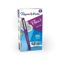PEN FLAIR W/POINTGUARD PURPLE