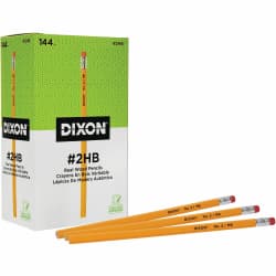 PENCIL WD CASE YELLOW 144CT