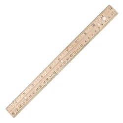 RULER WOOD 12"