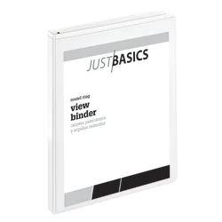 BINDER OD VIEW RR .5" WHITE