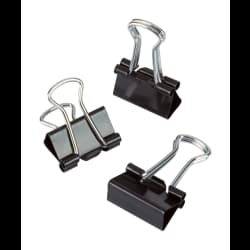 CLIPS BINDER MINI BLK 60PK