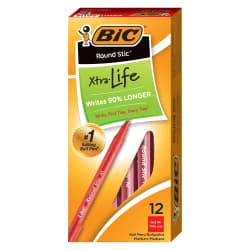 PEN ROUNDSTIC BIC MEDIUM RED