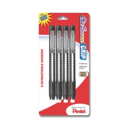 ERASER CLIC PENTEL 4PACK