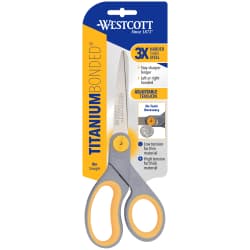 SCISSORS 8" STRAIGHT TITANIUM