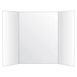 BOARD DISPLAY TRFLD 36X48 WHT