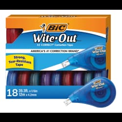 TAPE CORRECTION WITEOUT 18PK