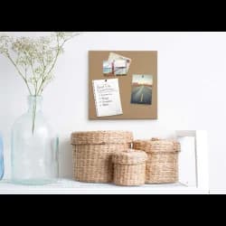 U Brands Cork Board, Natural