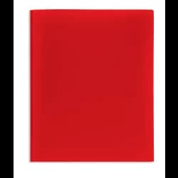 PORTFOLIO POLY 2PKT PRONG RED