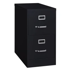 WorkPro 2-Drawer Cabinet, Black