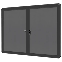 MasterVision Bulletin Board, Grey/Graphite