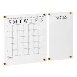 CALENDAR MARKER WALL CLR/BLACK