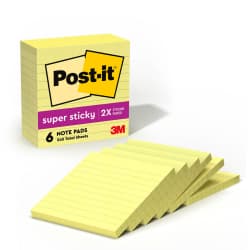NOTE PST-IT SSTCKY 4X4 6PK YEL