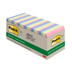 NOTES 3x3 REC 24PK PASTEL