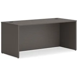 HON Desk Shell, Slate Teak