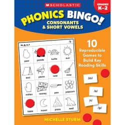 BOOK ACTIVITY BINGO VOWELS