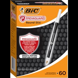 PEN RNDSTIC AntiMicr 60PK BLK