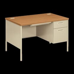 HON Desk, Harvest/Putty
