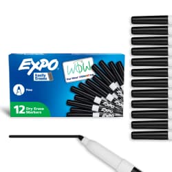 Dry Erase Marker Fine Point BK