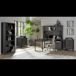 Realspace DeJori Desk, Charcoal