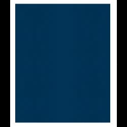 FOLDER 2PK DARK BLUE 25PK