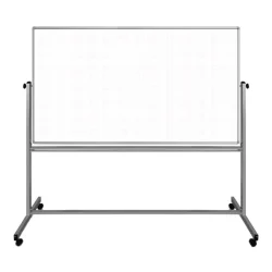 Luxor Ghost Whiteboard, Silver Frame