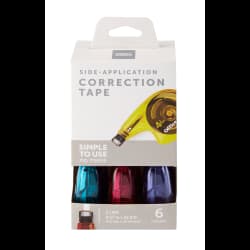 TAPE CORRECTION 6PK ASTD