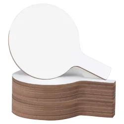 Flipside Answer Paddles, White, Pack of 24