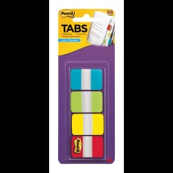 TABS DISP 1IN 4COLORS