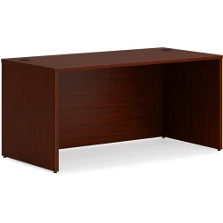 HON Desk Shell, Mahogany