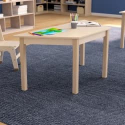 Flash Trapezoid Table Grade, Beech