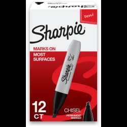 MARKER CHISEL SHARPIE BLACK