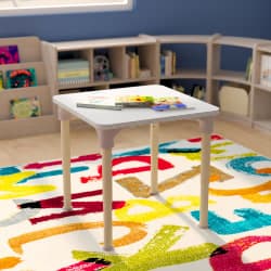 Flash Adjust Table, Beech/White
