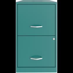 FILE 2DRAWER 18IN TEAL