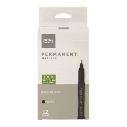 MARKER PRM UTRFN RCYL 12PK BLK