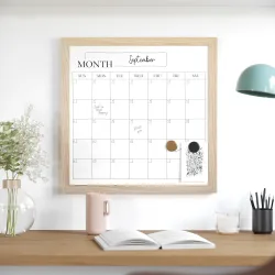 BOARD CALENDAR WALL LIGHT NAT