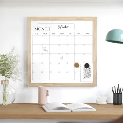 BOARD CALENDAR WALL LIGHT NAT