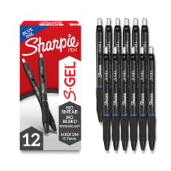 SHARPIE GEL 0.7MM 12OS BLUE