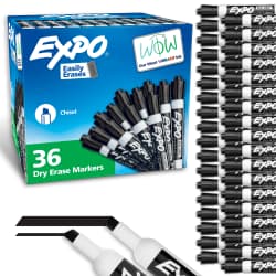 MARKER CHISEL 36PK BLACK
