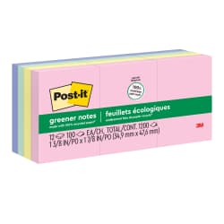 POST-IT PAD 12/PK 1.5X2 ASTD